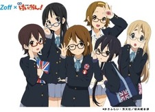 「けいおん!」とメガネショップが異例のコラボ 描き下ろしイラストも