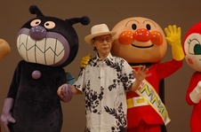 やなせたかし先生の歌声も披露 今夏、映画「アンパンマン」完成試写会開催