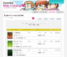 「コミケWebカタログ」β版公開、参加サークルを網羅 ネットで情報収集に活躍