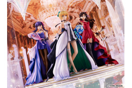 「Fate/stay night」セイバー、遠坂凛、間桐桜が気品溢れるドレス姿でフィギュア化　 画像