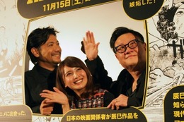 「TATSUMI」、東京国際映画祭で舞台挨拶　別所哲也さんらが登壇　マンガ家・辰巳ヨシヒロの自伝を映画化 画像
