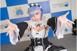 【コスプレ】『リゼロ』レムのたおやかな可愛さに癒される！注目モデル・ゆうかりん【写真9枚】 画像