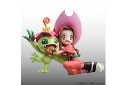 デジモンのハイクオリティフィギュア登場!　ミミ&パルモン／光子郎&テントモン 画像