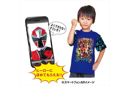 プリキュアや仮面ライダーからほめてもらえる　Tシャツから電話がかかってくる 画像