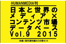 「日本と世界のメディア×コンテンツ市場データベース」2015年版刊行 世界16ヵ国をレポート 画像