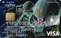 カード利用でガンプラプレゼント　新たなVISAはジオン軍　「ザクＶＩＳＡカード」開始 画像