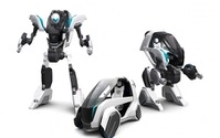 河森正治とトヨタ車体がコラボ コンセプトカーを元に変形ロボットをデザイン 画像