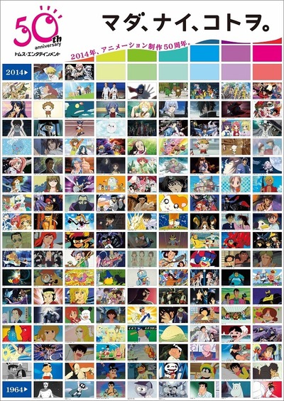 トムスのアニメ50周年企画続々スタート　特設サイトオープンにイベントや特別番組