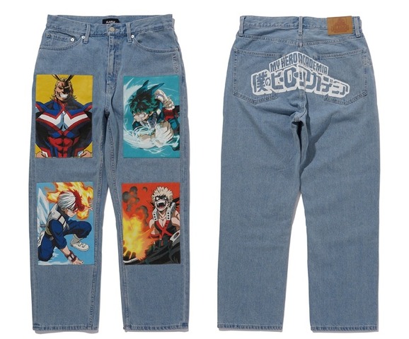 【My Hero Academia DENIM PANTS】20,000円（税抜）（C）堀越耕平／集英社・僕のヒーローアカデミア製作委員会