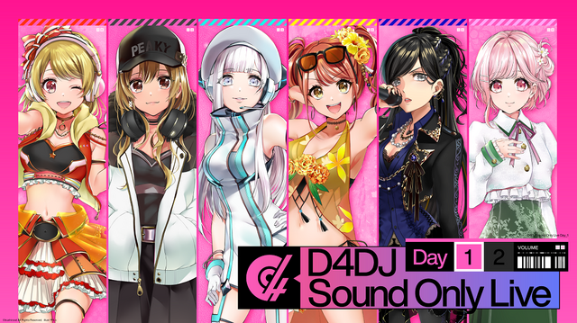 「D4DJ Sound Only Live」(C)bushiroad All Rights Reserved. (C) Donuts Co. Ltd. All rights reserved. illust: やちぇ