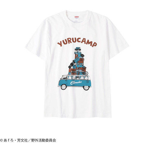 コラボTシャツ【グルキャンバス】　3,900円(税込4,290円)(C) あfろ・芳文社／野外活動委員会