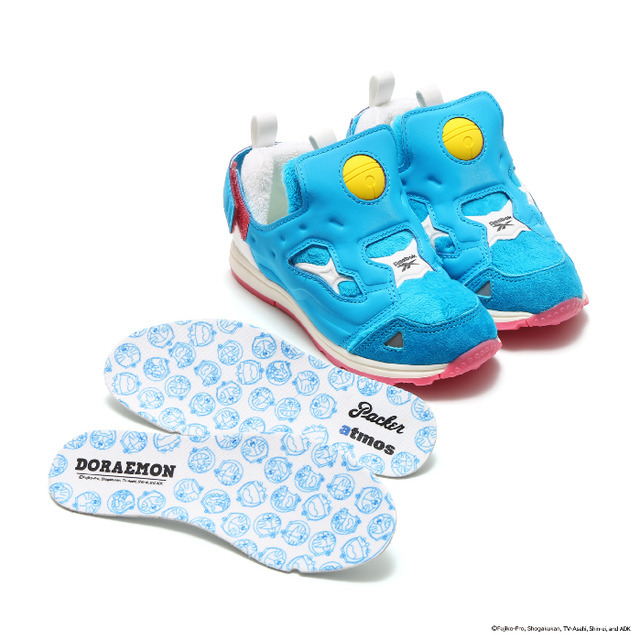 VERSA PUMP FURY DORAEMON（5,990円）／リーボック クラシック×パッカー シューズ×アトモス『ドラえもん』