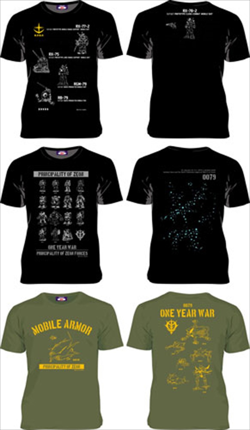 「機動戦士ガンダム」×October Beast Tシャツ（S・M・L・XL）本体価格：5,000円(税抜)（C）創通・サンライズ　（C）創通・サンライズ・MBS　（C）創通・サンライズ・テレビ東京