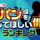 「ルパン三世」実写で演じてほしい俳優といえば？ 3位妻夫木聡、2位菅田将暉、1位は…？ 画像