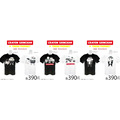 Tシャツ　３デザイン 各2種　390円（税別）（C)臼井儀人/双葉社・シンエイ・テレビ朝日・ADK