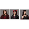 「BlooDye」アーティストビジュアル （左から）赤木彩香、伊藤千咲美、古高彩乃