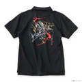 「STRICT-G JAPAN 『機動戦士ガンダム 閃光のハサウェイ』筆絵風ポロシャツ」（C）創通・サンライズ