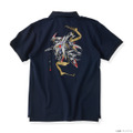 「STRICT-G JAPAN 『機動戦士ガンダム 閃光のハサウェイ』筆絵風ポロシャツ」（C）創通・サンライズ