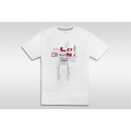 桜木花道の素描と湘北高校の名前がプリントされたホワイトTシャツ。