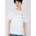 Tシャツ「ピカチュウ&イーブイ ポケット」3,500円（税込）（サイズ：SS/S/M/L/XL）（C）Pokemon. （C）Nintendo/Creatures Inc./GAME FREAK inc.ポケットモンスター・ポケモン・Pokémonは任天堂・クリーチャーズ・ゲームフリークの登録商標です。