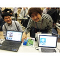 福島GameJamチームも参加し、30時間で制作したゲームを展示した