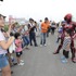 「パワーレンジャー」田んぼアートが完成！ 観察会にレッドレンジャーも登場