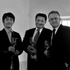 左より、山口晃氏、GAINAX代表取締役・監督の山賀博之氏、ドンペリニヨン醸造最高責任者リシャール・ジェフロ氏