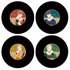 「TOWERanime presents『ギヴン × TOWER RECORDS』POP UP SHOP」ギヴン × TOWER RECORDS トレーディングレコードコースター（全4種）800円（税別）（C）キヅナツキ・新書館／ギヴン製作委員会