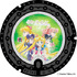 『美少女戦士セーラームーン』デザインマンホール「セーラー5戦士（新緑）」（C）Naoko Takeuchi