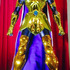 「聖闘士星矢」30周年記念展に黄金聖闘士の等身大立像が集結