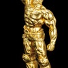「北斗の拳」ラオウ、2m50cmの黄金像を初展示！ 約320万円の純金像も販売!?・画像