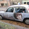 テーマは“藍井エイル”　札幌で人気アーティストの痛タクシーが運行中・画像