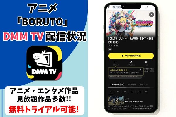 dmmtv BORUTO 配信