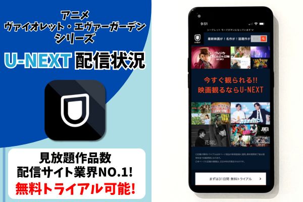 ヴァイオレット・エヴァーガーデン  unext