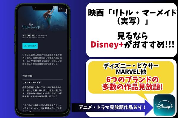 リトル・マーメイド（実写） サブスク