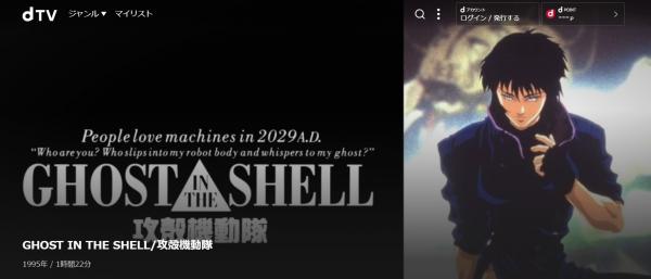 GHOST IN THE SHELL 攻殻機動隊 dtv