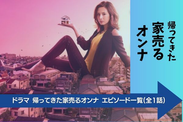 ドラマ｜帰ってきた家売るオンナの動画を無料で視聴できる配信サイト 