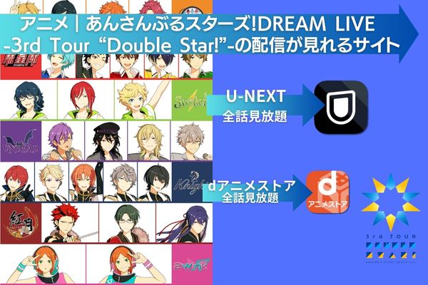 あんさんぶるスターズ！DREAM LIVE -3rd Tour “Double Star!”- 配信