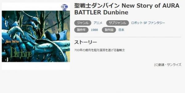 聖戦士ダンバイン New Story of AURA BATTLER Dunbine music.jp