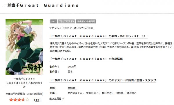 一騎当千 Great Guardians（3期） tsutaya