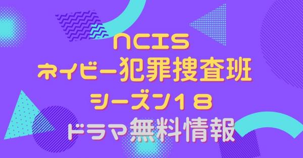 NCIS ネイビー犯罪捜査班 シーズン18　配信