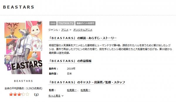 BEASTARS（1期） tsutaya