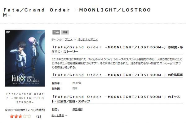 Fate/Grand Order-MOONLIGHT/LOSTROOM- tsutaya
