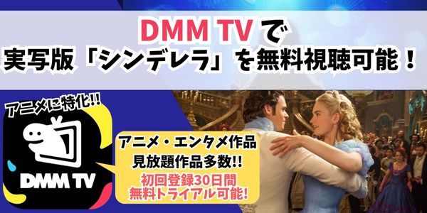 実写版シンデレラ　DMM TV