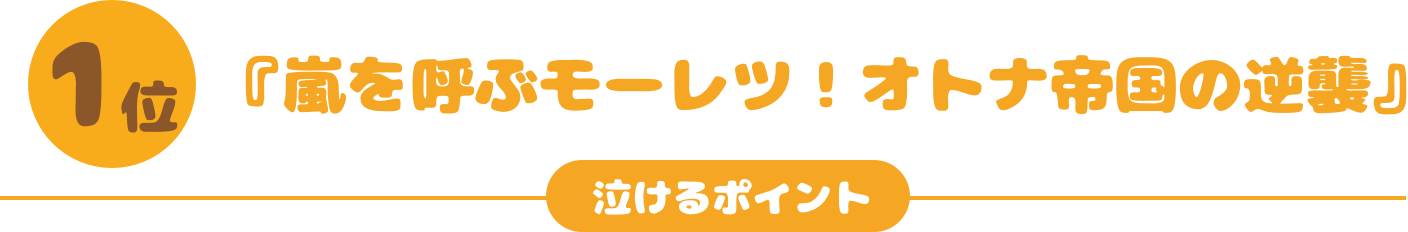 『嵐を呼ぶモーレツ！オトナ帝国の逆襲』