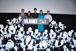 映画「BLAME!」初日舞台挨拶 櫻井孝宏、早見沙織、洲崎綾らキャスト陣が見どころをトーク 画像
