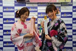 加藤英美里と小松未可子　「プリティーリズム・レインボーライブ」イベントに浴衣姿で登場 画像