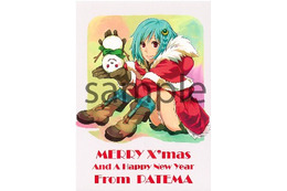 「サカサマのパテマ」3日間限定のクリスマスカード配布 サンタ姿のパテマが目印 画像