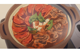 ABEMAのアニメ局スタッフが「ゆるキャン△」キャンプご飯に挑戦してみた「世紀の大発明では！？」／トマトすき焼き編 画像