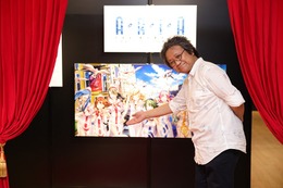 「ARIA」シリーズ初の公式展示会を佐藤順一監督が堪能！ ARIAカンパニーを再現したミニチュア展示も 画像